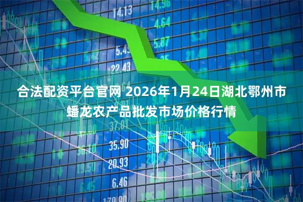 合法配资平台官网 2026年1月24日湖北鄂州市蟠龙农产品批发市场价格行情